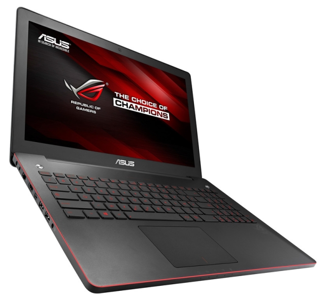 15.6-дюймовый игровой ноутбук Asus G550JK с графикой GeForce GTX 850M