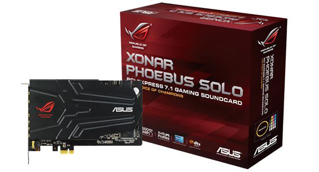 Геймерская звуковая карта Asus ROG Xonar Phoebus Solo с интерфейсом PCI Express x1