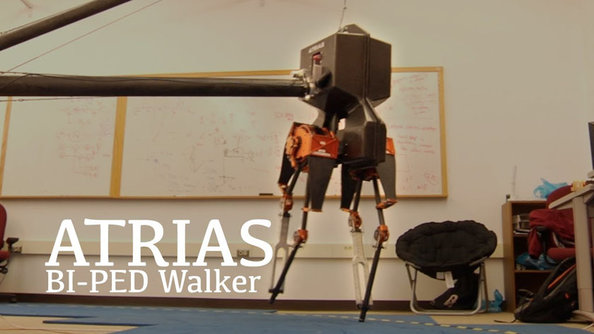 Двуногий робот ATRIAS впервые вышел на прогулку (видео)