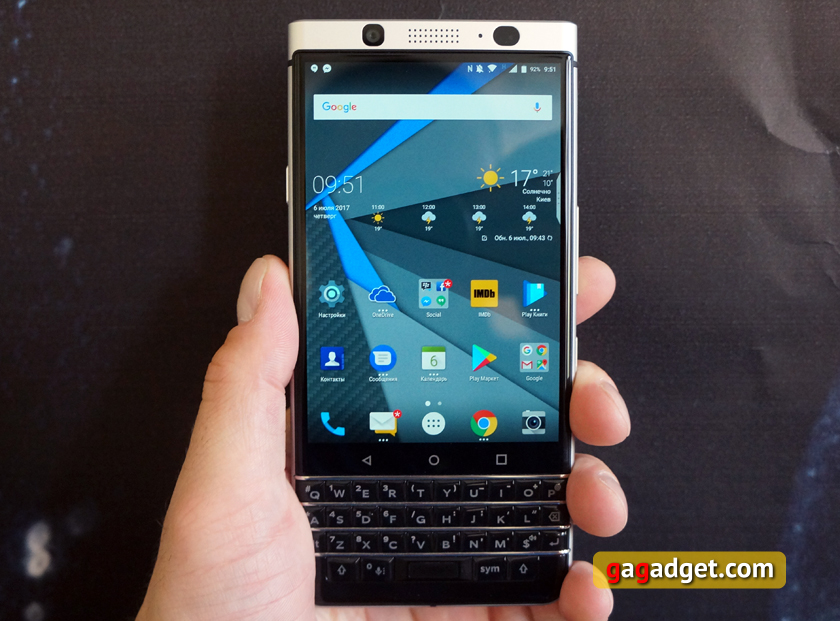 Обзор Android-смартфона BlackBerry KEYone с аппаратной QWERTY-клавиатурой-5
