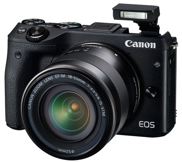 Беззеркалка Canon EOS M3 с APS-C-матрицей на 24.2 мегапикселя и байонетом EF-M-2