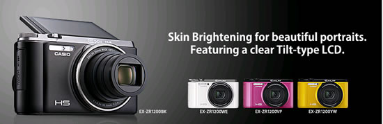 Компактная фотокамера Casio Exilim EX-ZR1200 с поворотным дисплеем-3