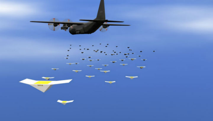 Военные разведывательные операции будут проводить с помощью роя дронов-цикад-2