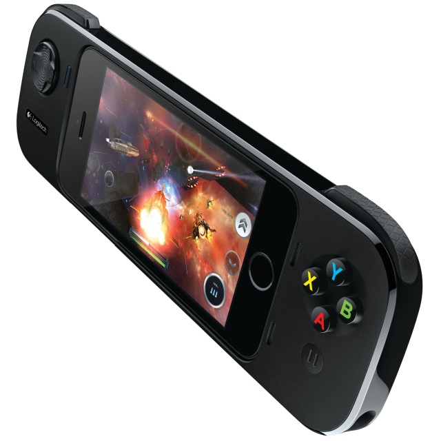 Игровой контроллер Logitech PowerShell+Battery с дополнительной батареей для iPhone и iPod