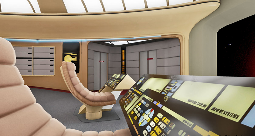 Фанат Star Trek воссоздает Enterprise в виртуальной реальности