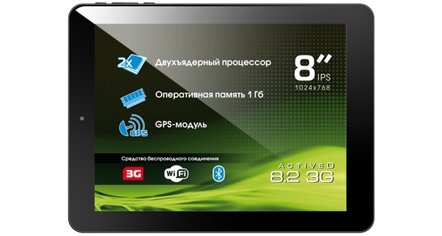 Explay ActiveD 8.2 3G: еще один 8-дюймовый Android-планшет с поддержкой 3G