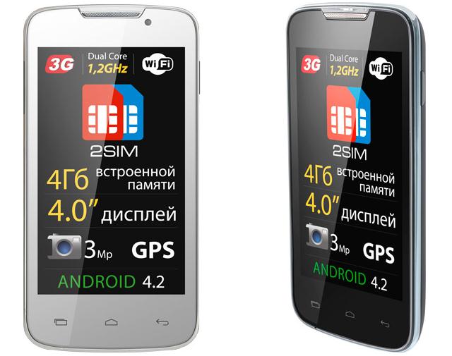 Пара двухсимных Android-смартфонов Explay Alto и Golf с двухъядерными процессорами