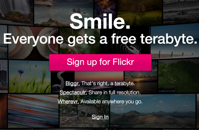 О боги, Flickr раздаёт каждому пользователю по 1 ТБ, бесплатно!