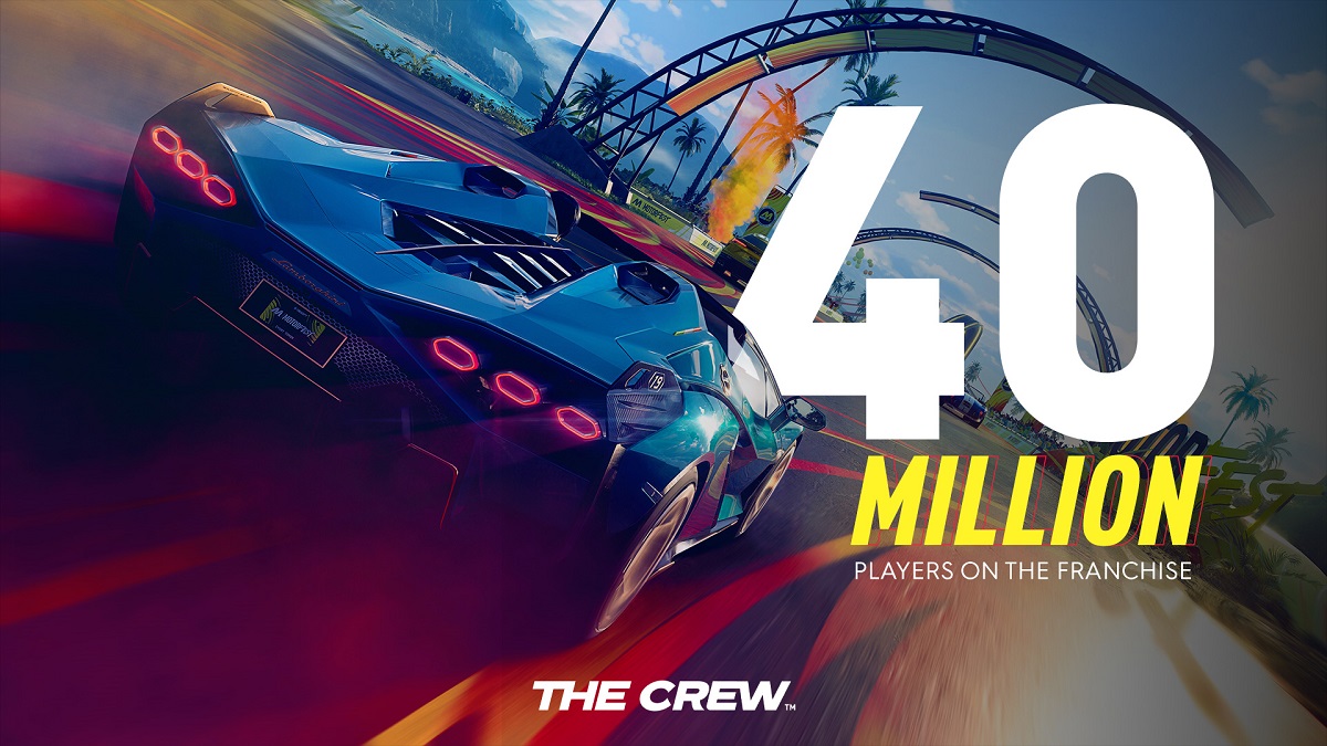 The Crew пользуется огромной популярностью. Гоночная франшиза Ubisoft привлекла к себе интерес 40 миллионов геймеров