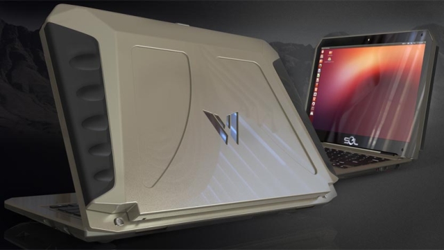 Защищенный ноутбук Sol с солнечной батареей