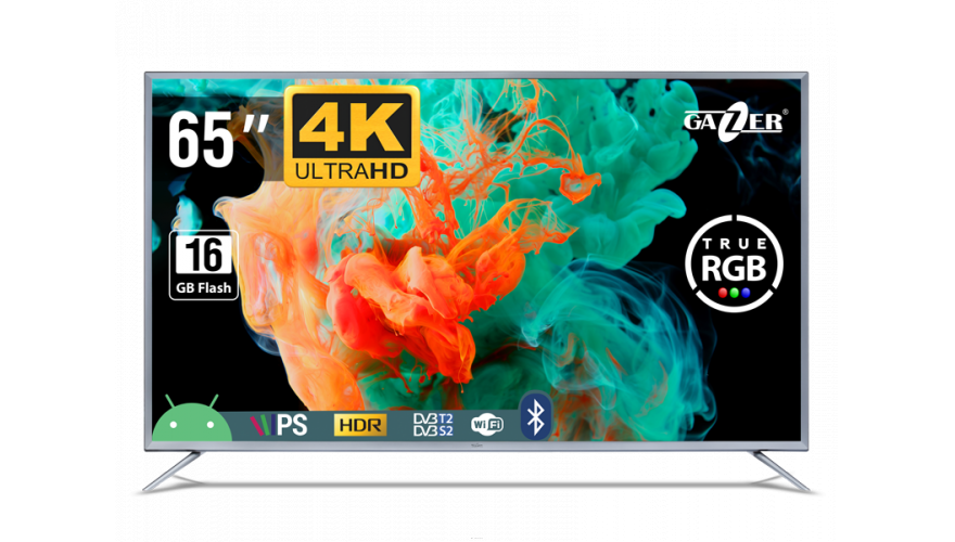 Gazer TV65-US2G — лучший Smart TV с диагональю 65 дюймов