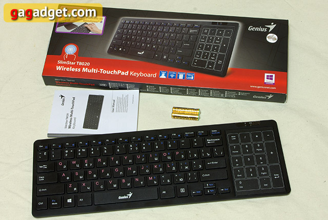 Итоги еще одного конкурса: клавиатура Genius SlimStar T8020 уезжает в Обухов