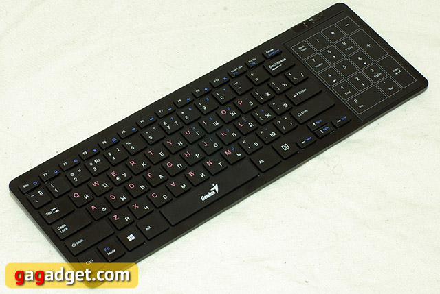 Обзор клавиатуры с сенсорным блоком Genius SlimStar T8020-2