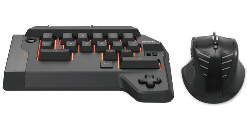 Hori Tactical Assault Commander 4: клавиатура и мышь для шутеров на PlayStation 4