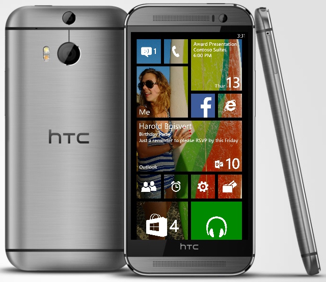 HTC One (M8) на Windows Phone 8.1 покажут 19 августа-2