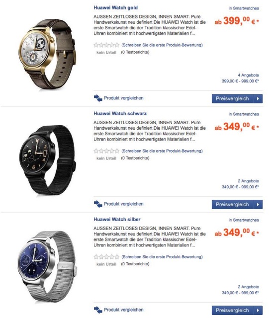 Шикарные «умные» часы Huawei Watch стоят как самые дешевые Apple Watch-2
