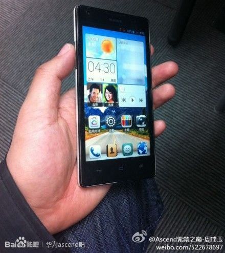 Первое пресс-фото 5-дюймового Huawei Ascend G700 с 4-ядерным MediaTek MT6589-2