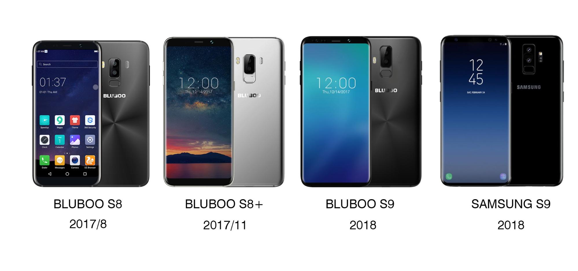 Samsung Galaxy S9 получит конкурента в лице новинки  BLUBOO S9-2