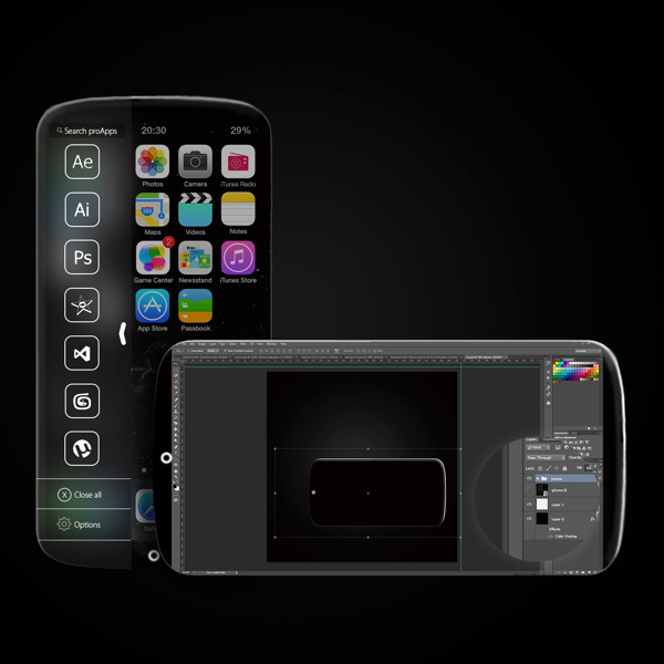 Концепт смартфона iPhone Pro для продвинутых пользователей и разработчиков-7
