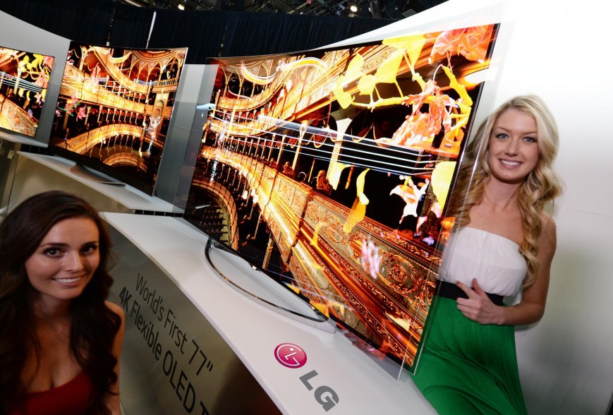 Ответ Чемберлену: гибкий 77-дюймовый OLED телевизор LG Flexible OLED TV