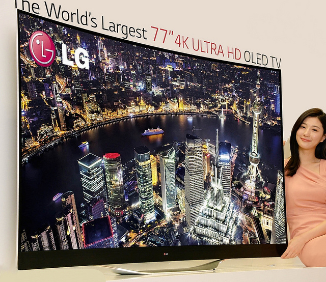 Линейка ULTRA HD OLED-телевизоров LG на выставке CES 2014