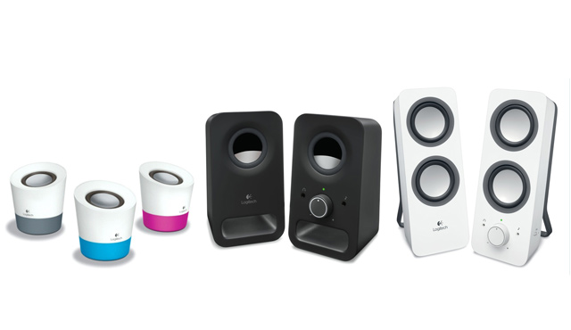 Трио домашних аудиосистем Logitech: Z200, Z150, Z50