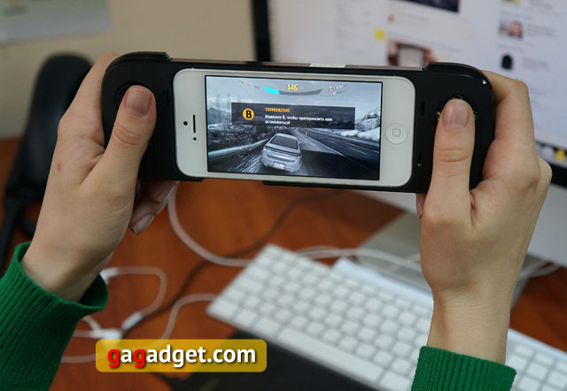 Обзор чехла-контроллера для iPhone Logitech PowerShell Controller + Battery-9