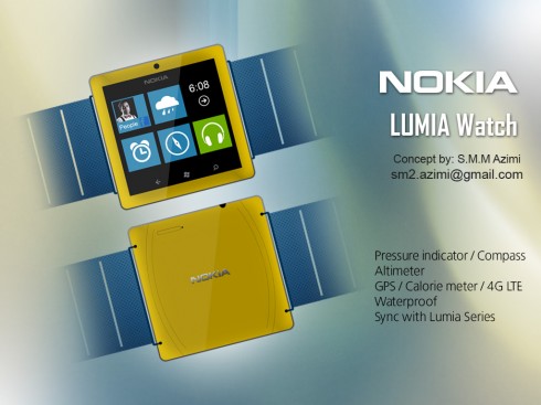 Nokia Lumia Watch - концепт часов-помощника для смартфонов Nokia-2