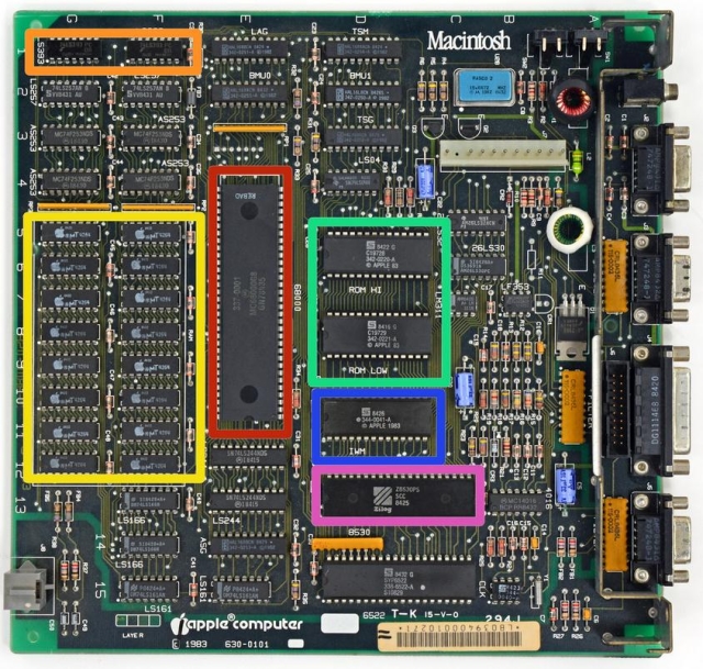 Умельцы из iFixit разобрали первый компьютер Macintosh 128K-10