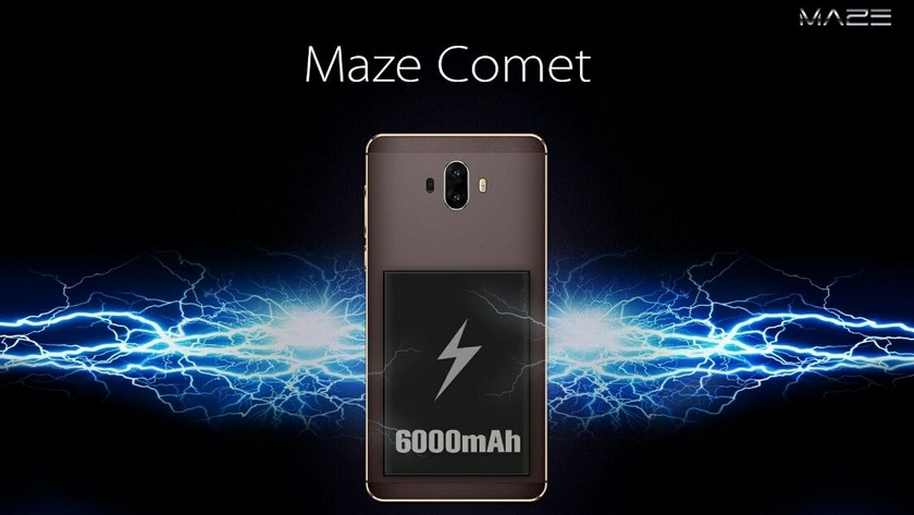 Maze Comet: смартфон-долгожитель с двойной камерой