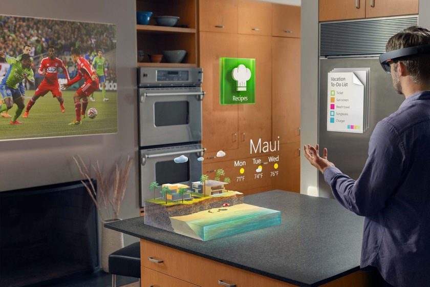 Виртуальное будущее от Microsoft: голографический шлем HoloLens и платформа Windows Holographic-5