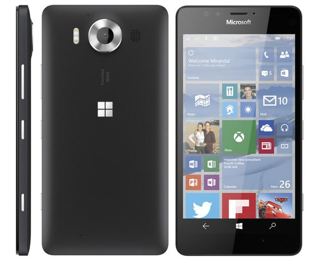 Пресс-рендеры Windows 10 флагманов Microsoft Lumia 950 XL и Lumia 950-2