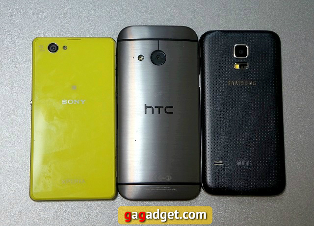 Лицом к лицу: HTC One Mini 2, Samsung Galaxy S5 Mini и Sony Xperia Z1 Compact-2