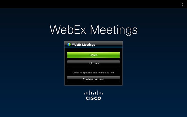 Месяц с Samsung Galaxy Note PRO. День 16: приложение Cisco WebEx Meetings