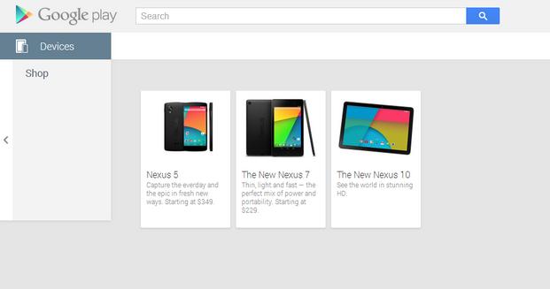 Фото и характеристики планшета Nexus 10 в Play Store-2