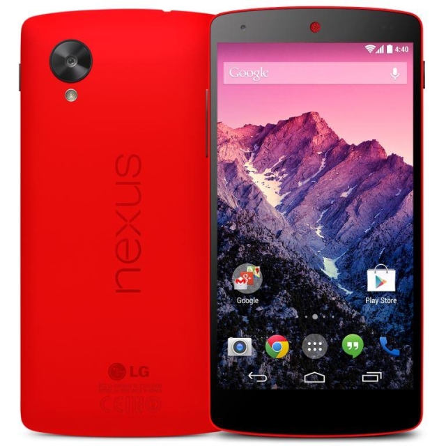 Nexus 5 в красном корпусе в Украине с 12 февраля