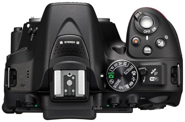 Зеркальная камера Nikon D5300 с 24.2-МП CMOS-матрицей формата DX и модулем Wi-Fi-3