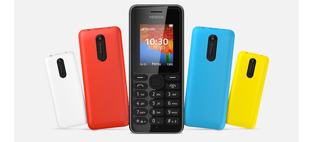 Дешевые разноцветные "звонилки" Nokia 108 и 108 Dual SIM