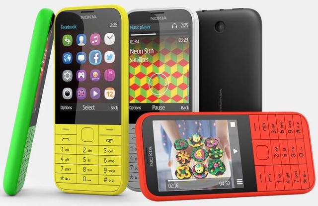 Цветные клавиатурные звонилки Nokia 225 и 225 Dual SIM