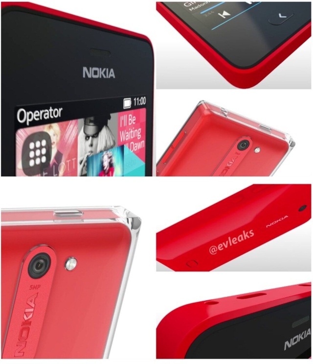 Новый дизайн линейки мобильных телефонов Nokia Asha-2