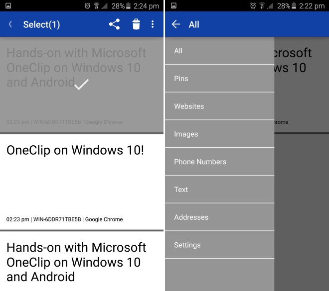 Microsoft готовит к выпуску кроссплатформенный буфер OneClip-2