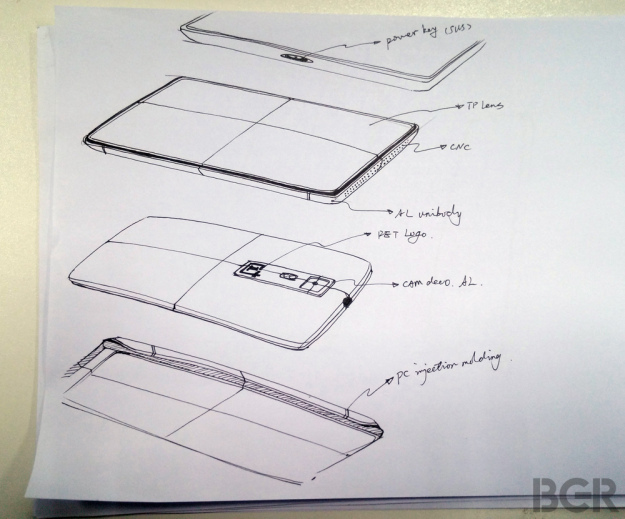 Характеристики и некоторые подробности дизайна смартфона OnePlus One
