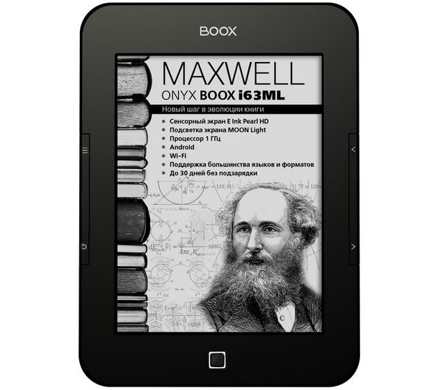 6-дюймовый ридер с E Ink Pearl HD дисплеем на Android ONYX BOOX i63ML Maxwell