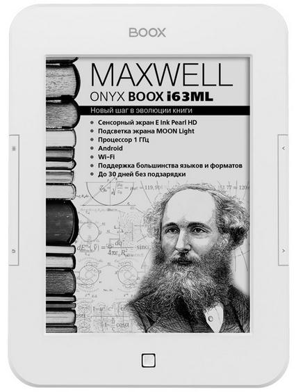 6-дюймовый ридер с E Ink Pearl HD дисплеем на Android ONYX BOOX i63ML Maxwell-2