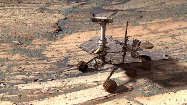 Марсоход Opportunity отметил 11-летие своей миссии