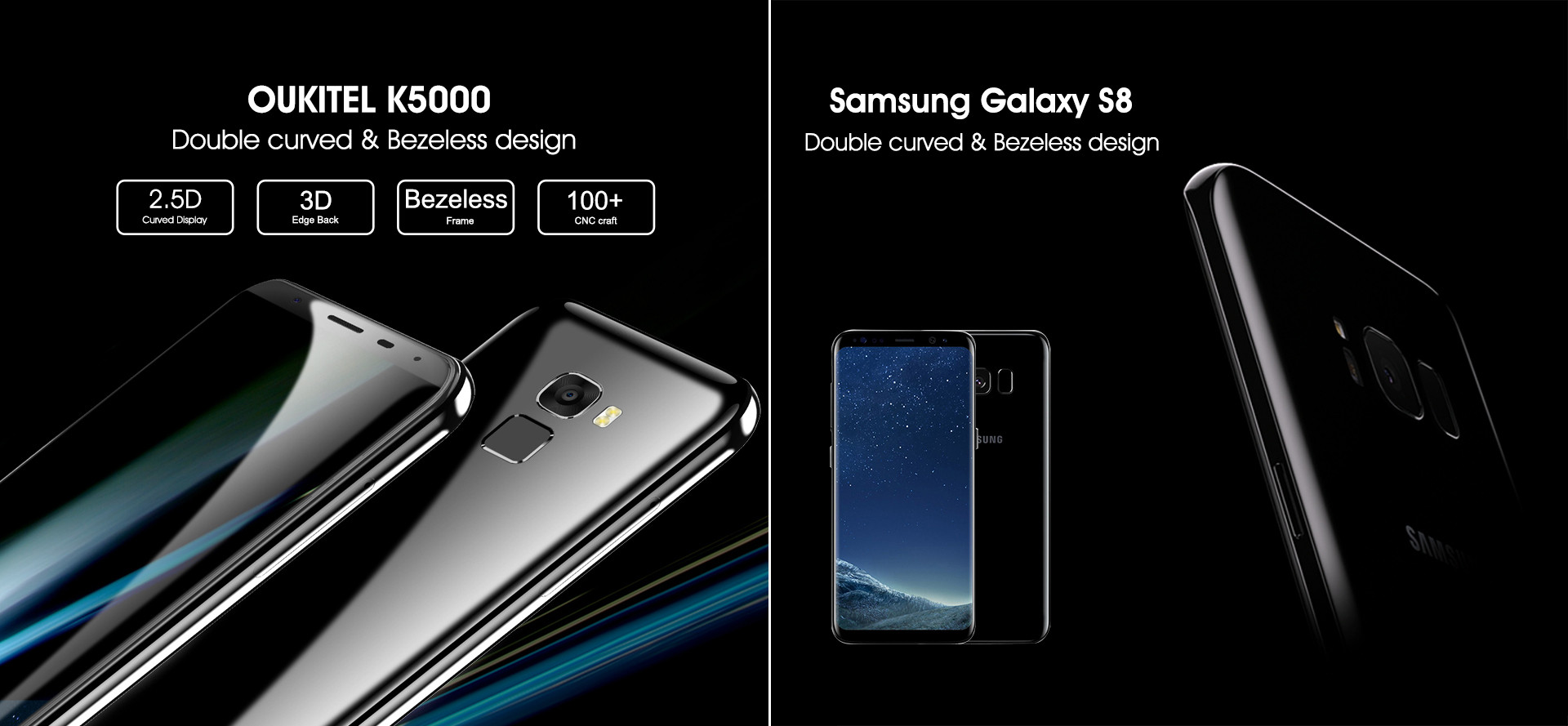 Смартфон Oukitel K5000 идет по стопам Samsung Galaxy S8-2