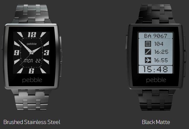 Металлические умные часы Pebble Steel поступили в продажу