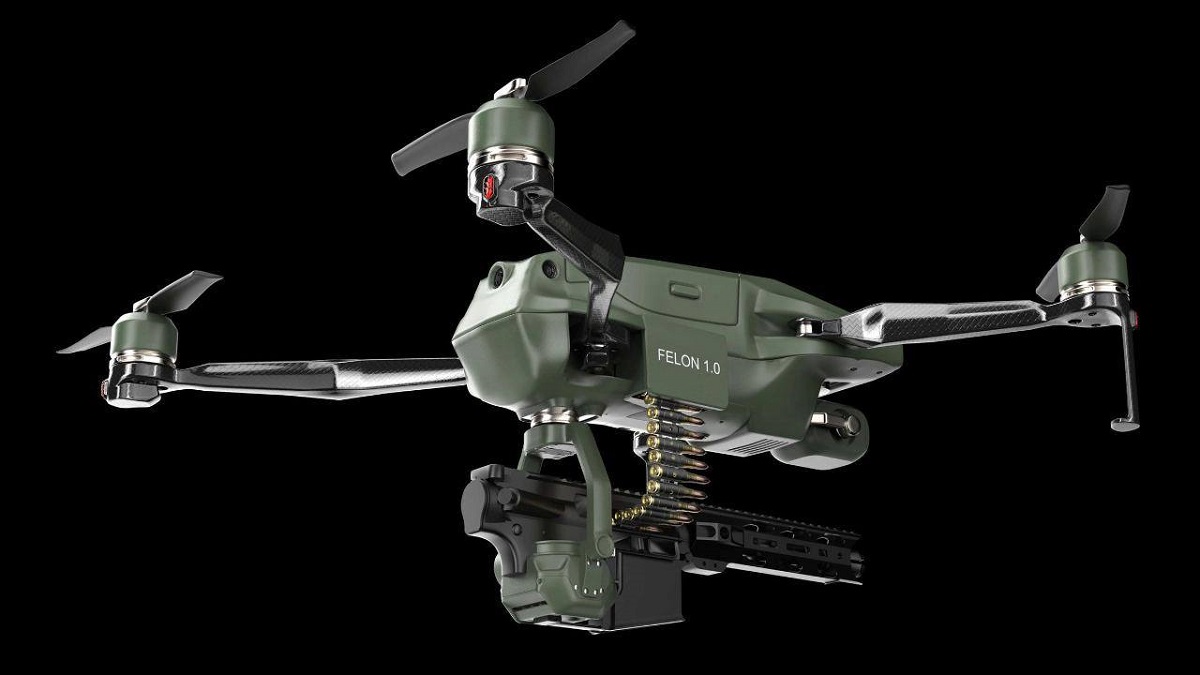 Ukraine's army will receive from the US ultra-modern Feloni combat drones equipped with a precision machine gun or Spike anti-tank missile