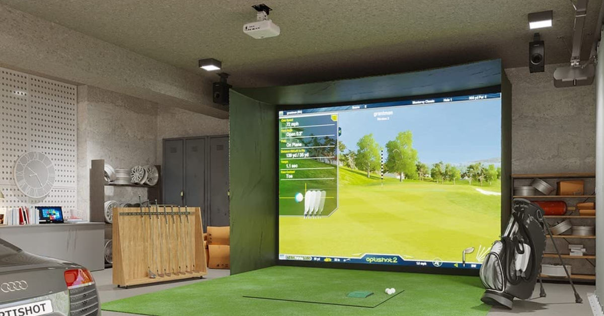 beamer für golf simulator