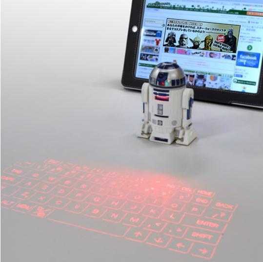 Инфракрасная виртуальная клавиатура в виде R2-D2 из Star Wars-2